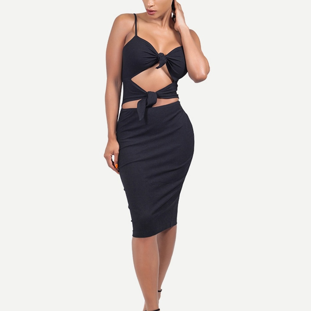 Peek-A-Boo Woman Dress Brand New! Spaghetti Strap